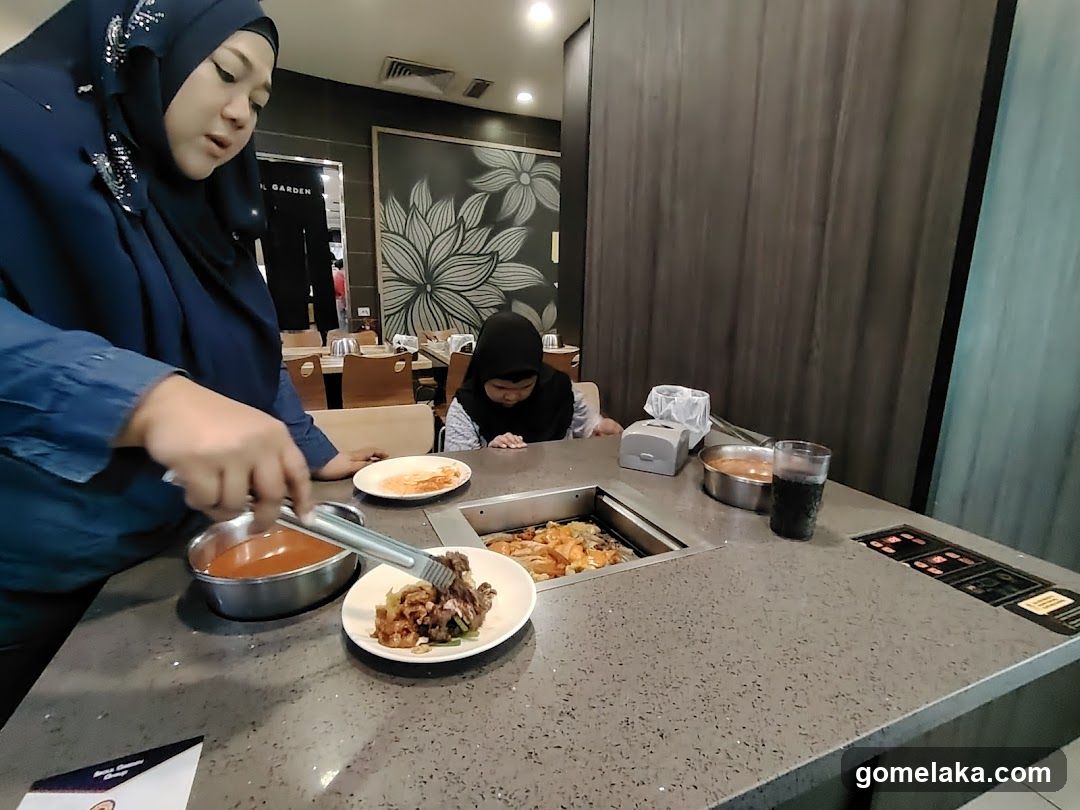 Restaurant Interior with Customers