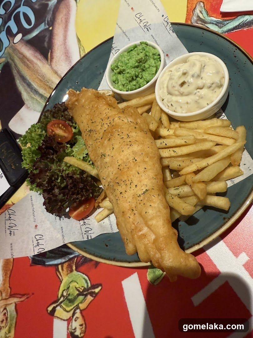 Fish and Chips Plate