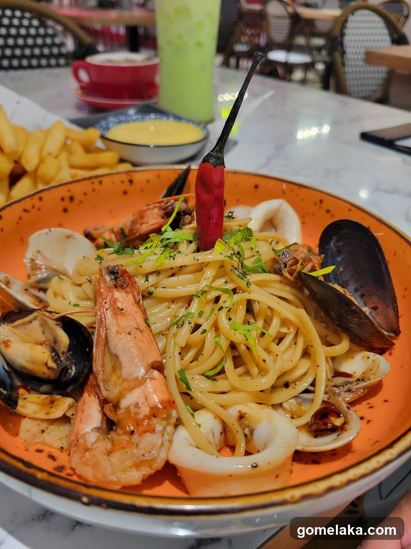 Seafood Pasta Dish