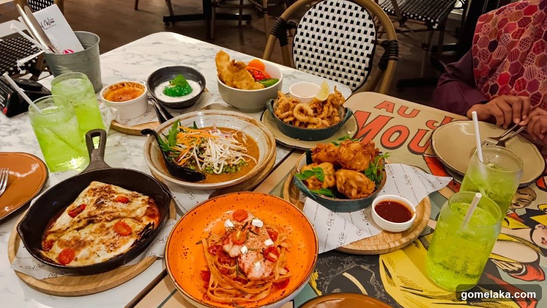 Restaurant Interior Table Scene