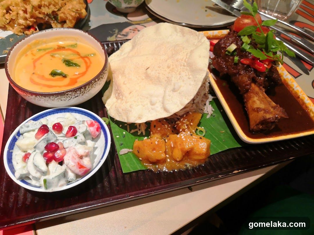 Food Plate on Tray