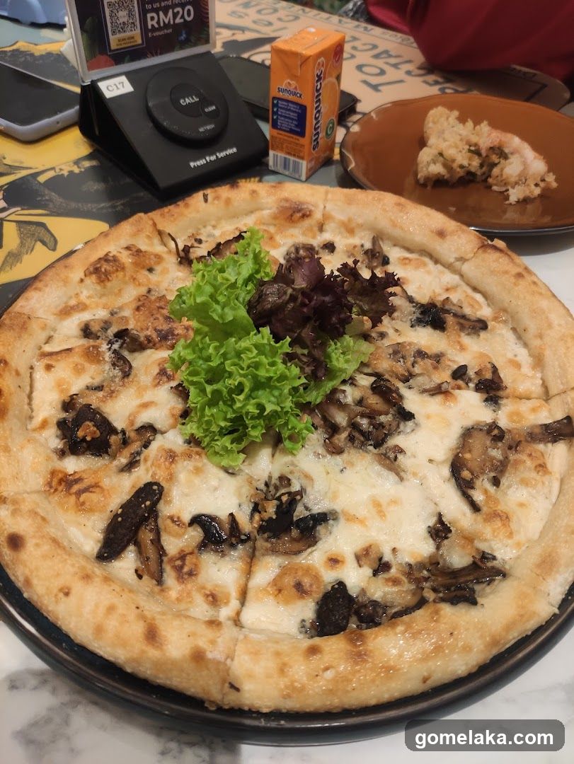 Pizza and Table Items