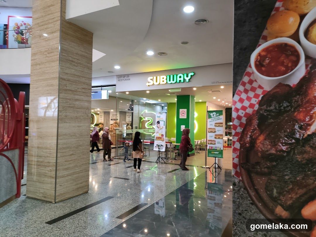 Subway Storefront in Mall