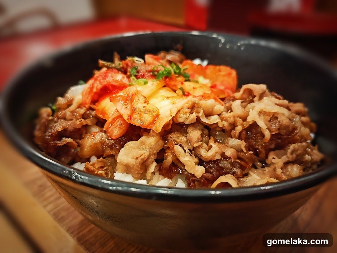 Bowl of Korean-style rice dish