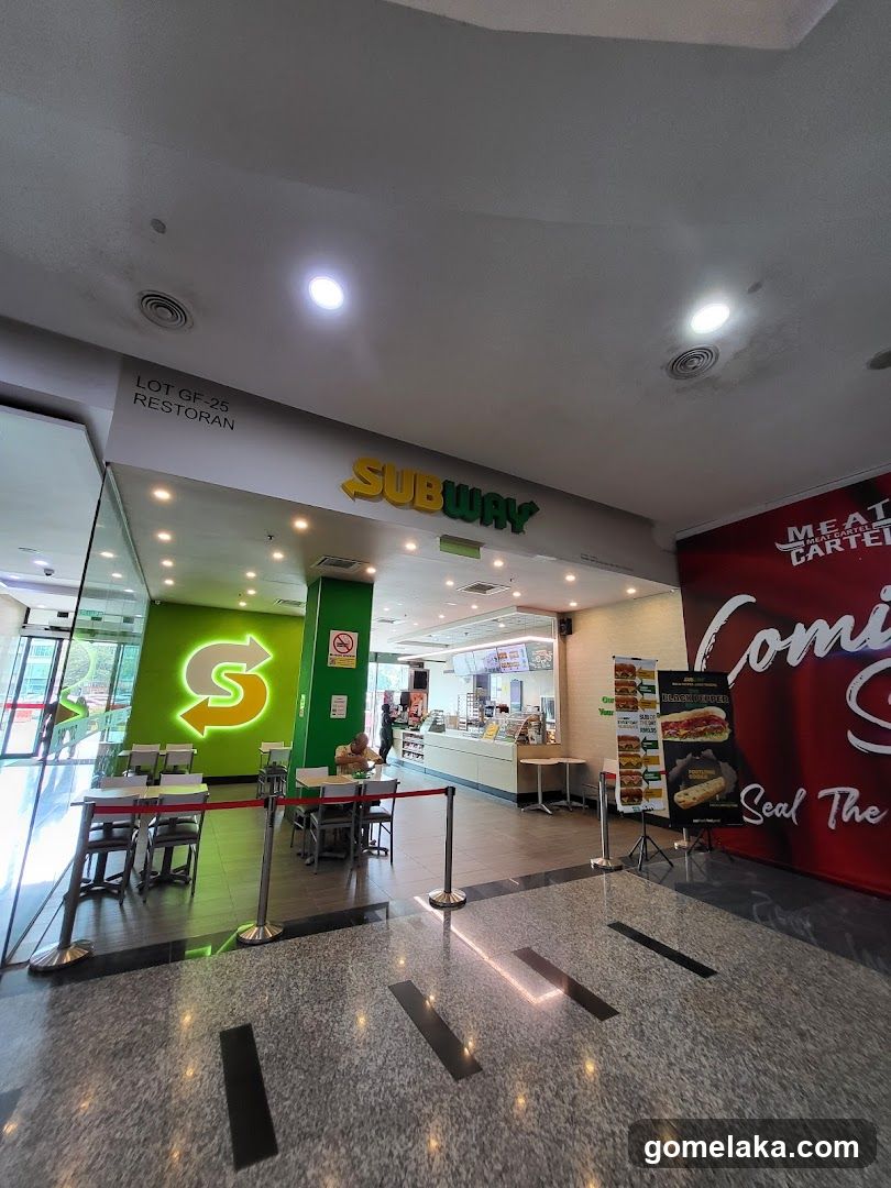 Subway Restaurant Interior