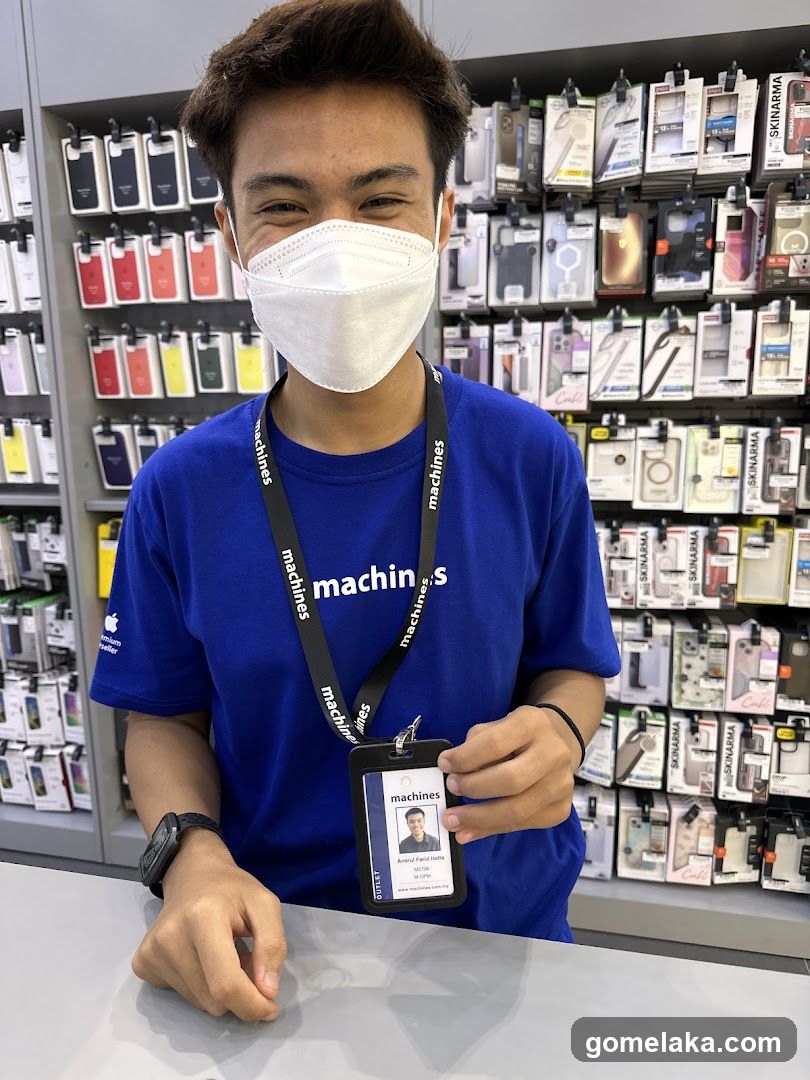 Staff Member in Store
