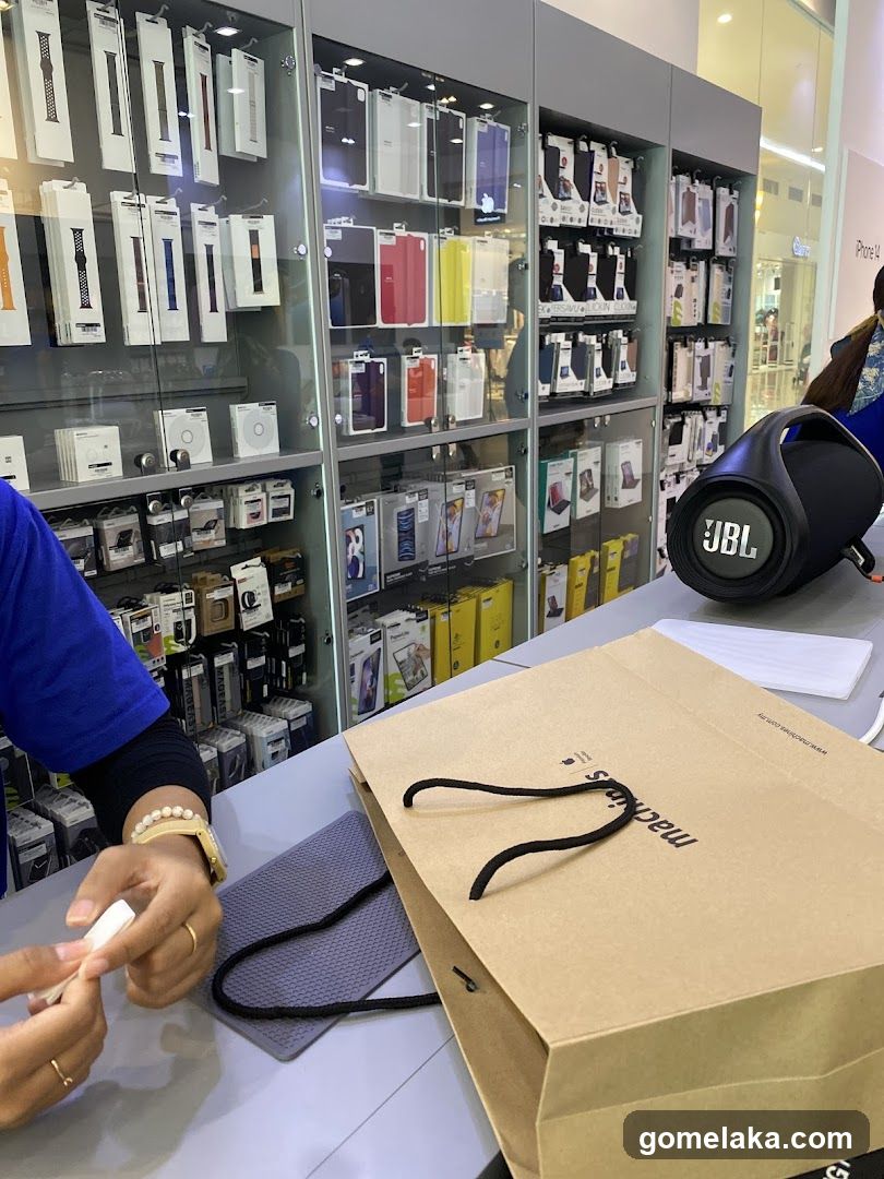 Store Interior with Electronics and Audio Equipment