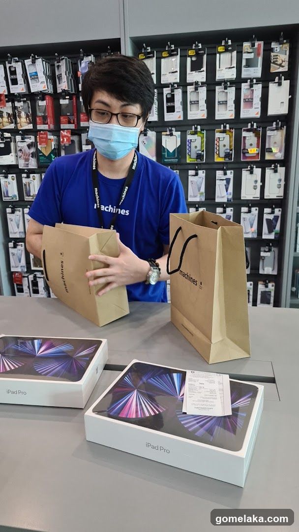 Store Interior with Staff and Products