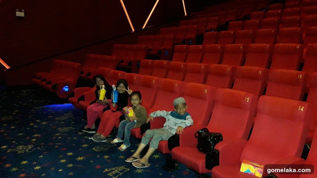 Group in movie theater