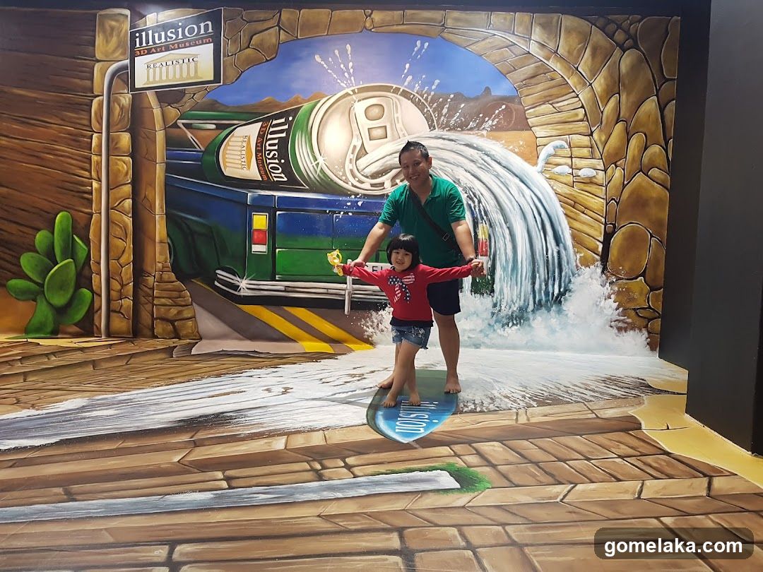 Illusion 3D Art Installation
