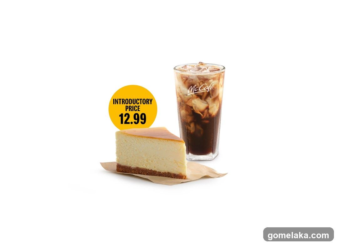 Cheesecake and Iced Coffee Combo