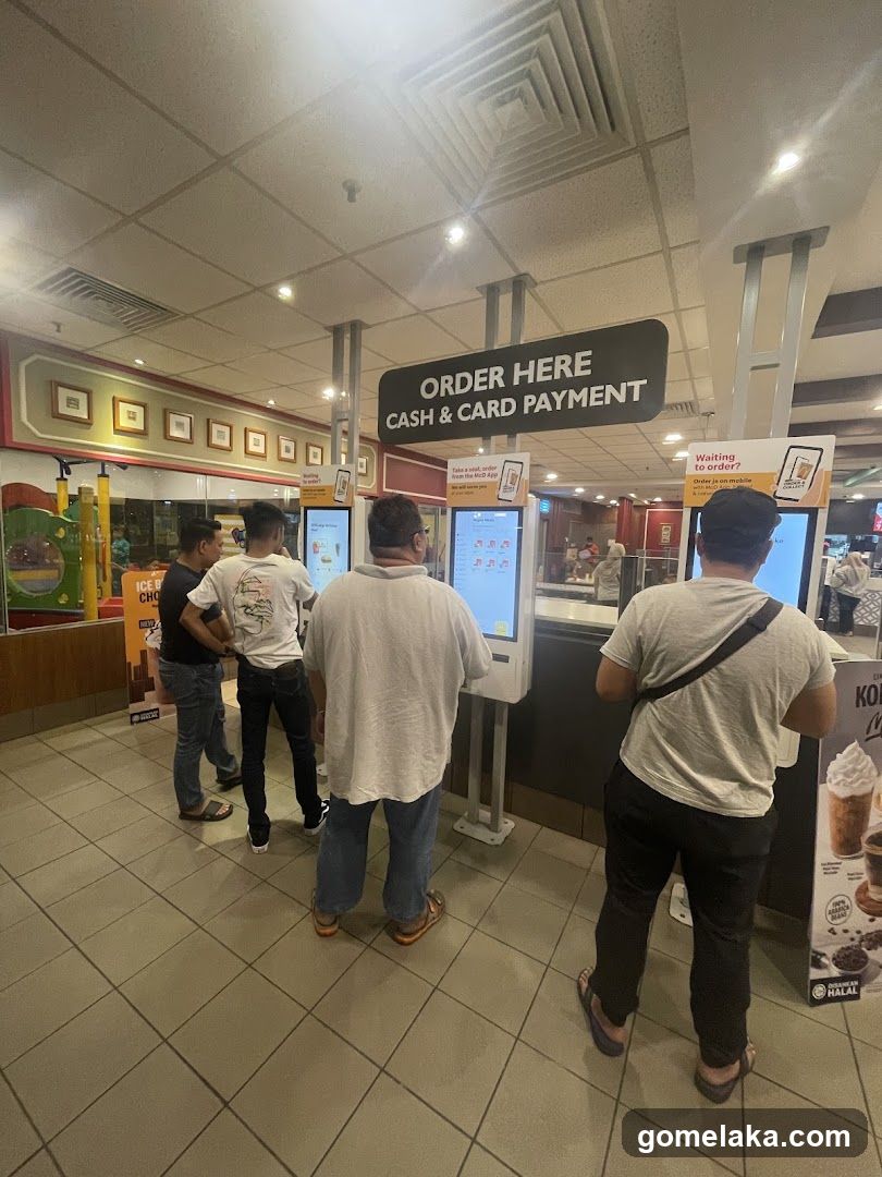 Inside a Food Service Area
