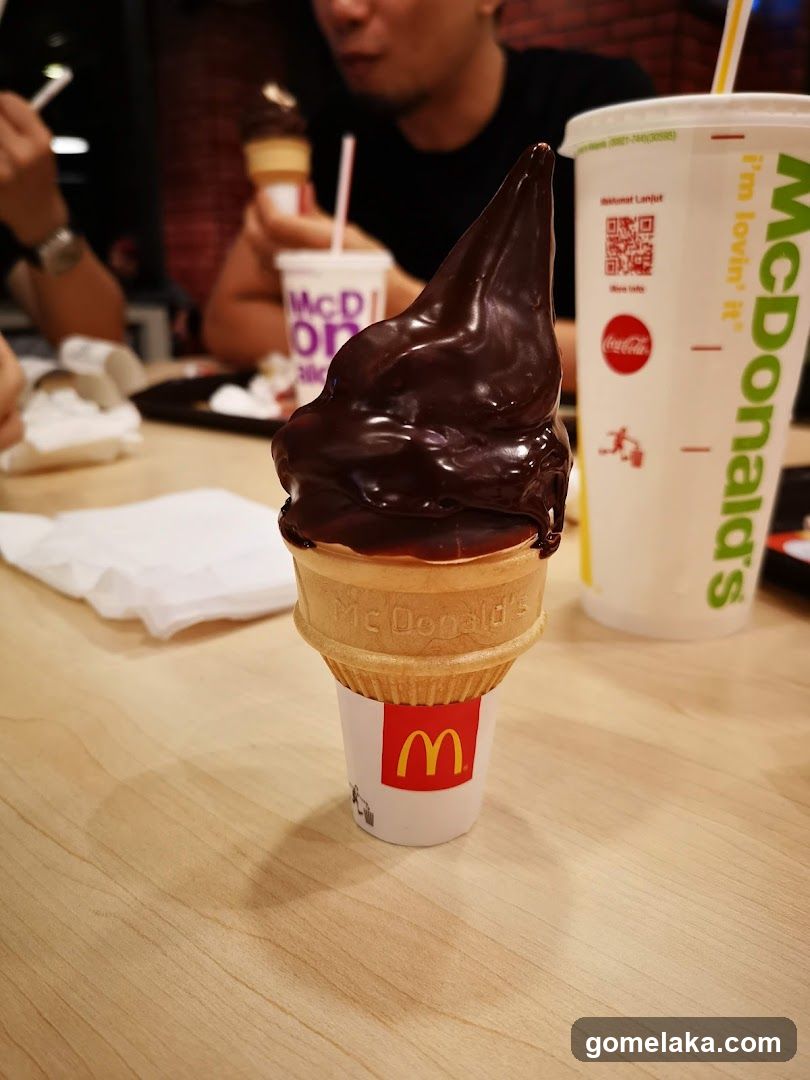 McDonald's Interior Food Scene