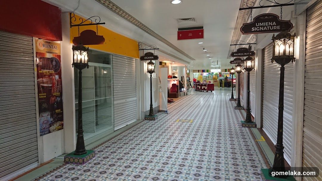 Shopping Corridor with Closed Shops