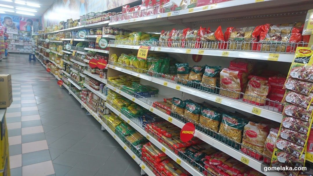 Supermarket Interior - Pasta Section