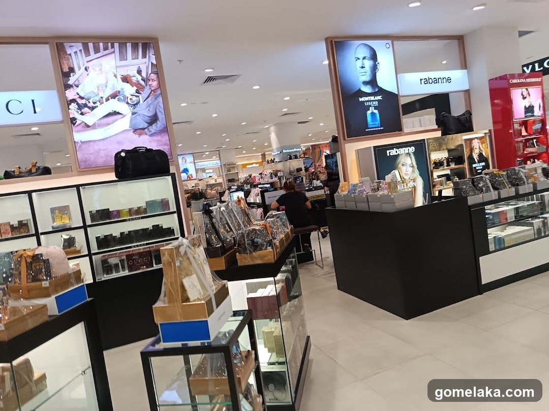 Interior of a luxury retail store
