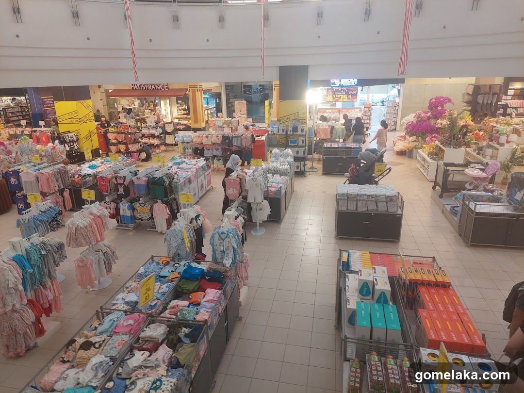 Interior of a retail store