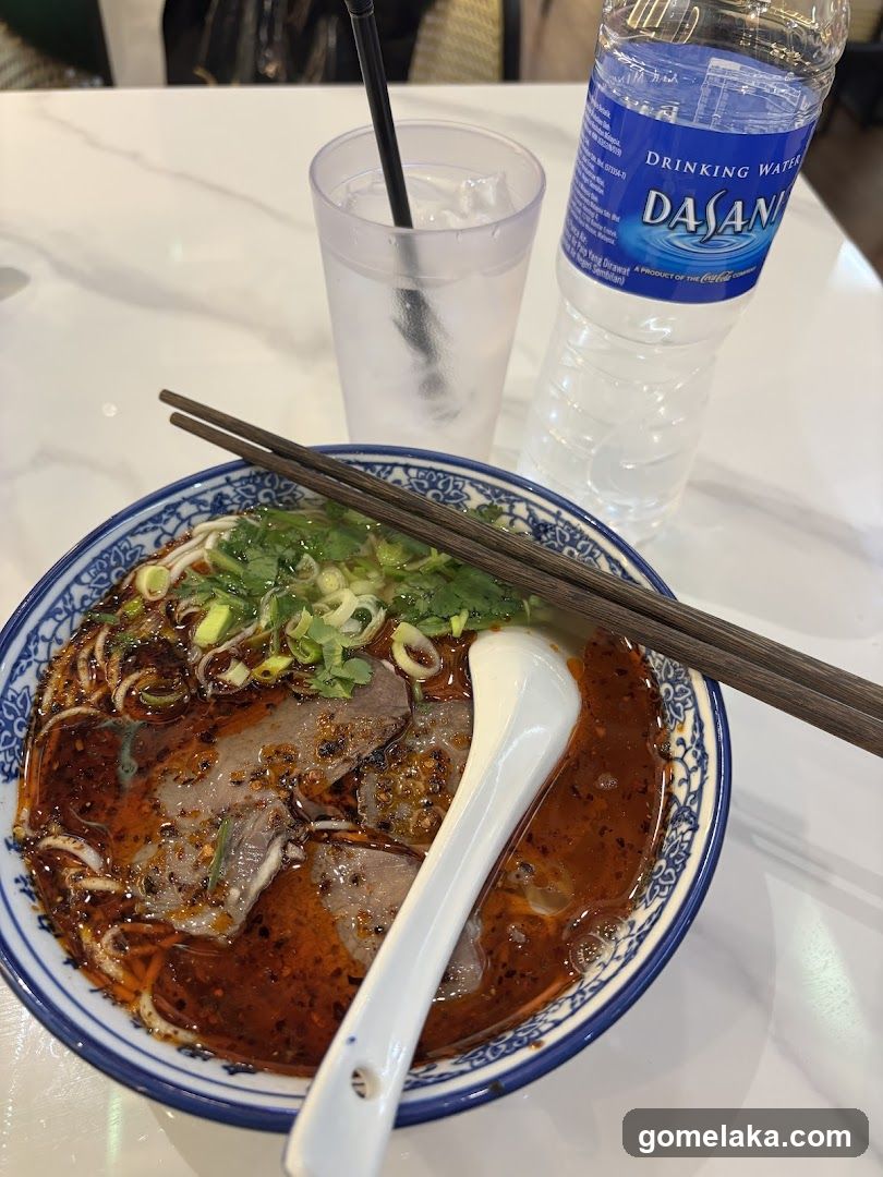 Lunchtime at a restaurant