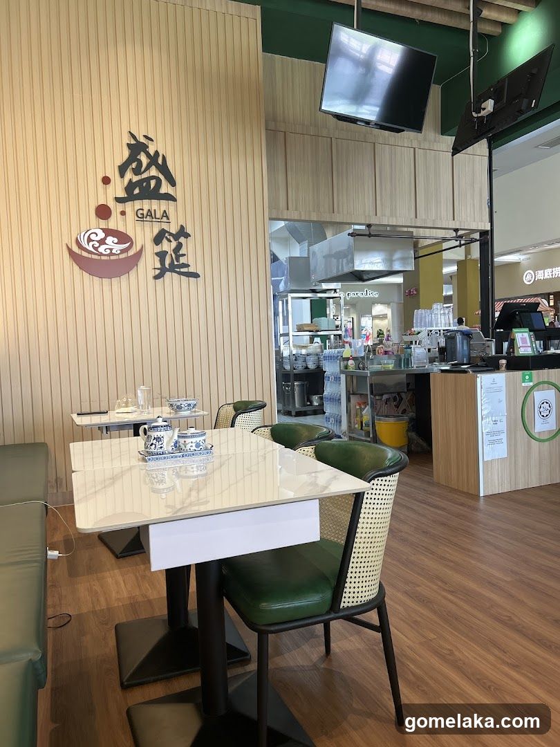 Interior of a restaurant
