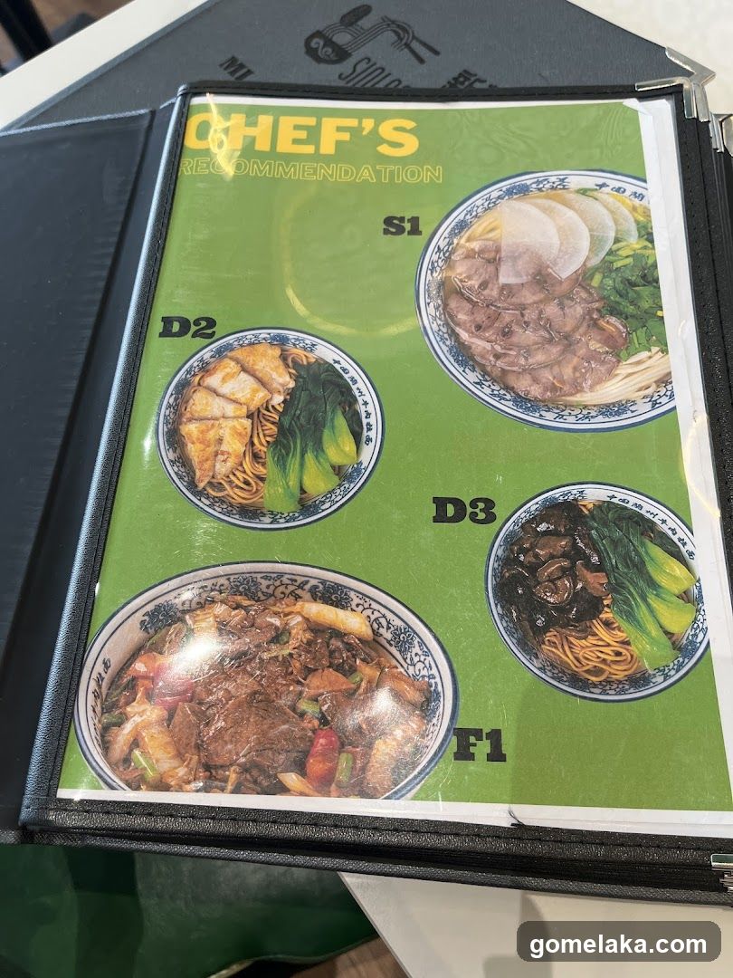 Chef's Recommendation