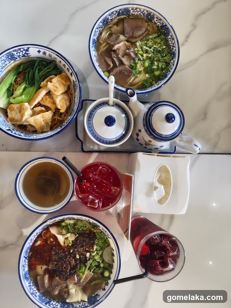 Tabletop food and drink arrangement