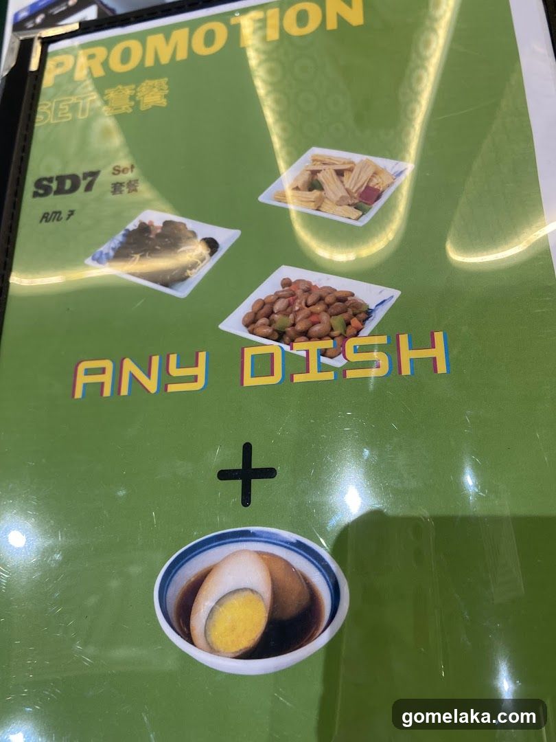 Promotion Set Menu
