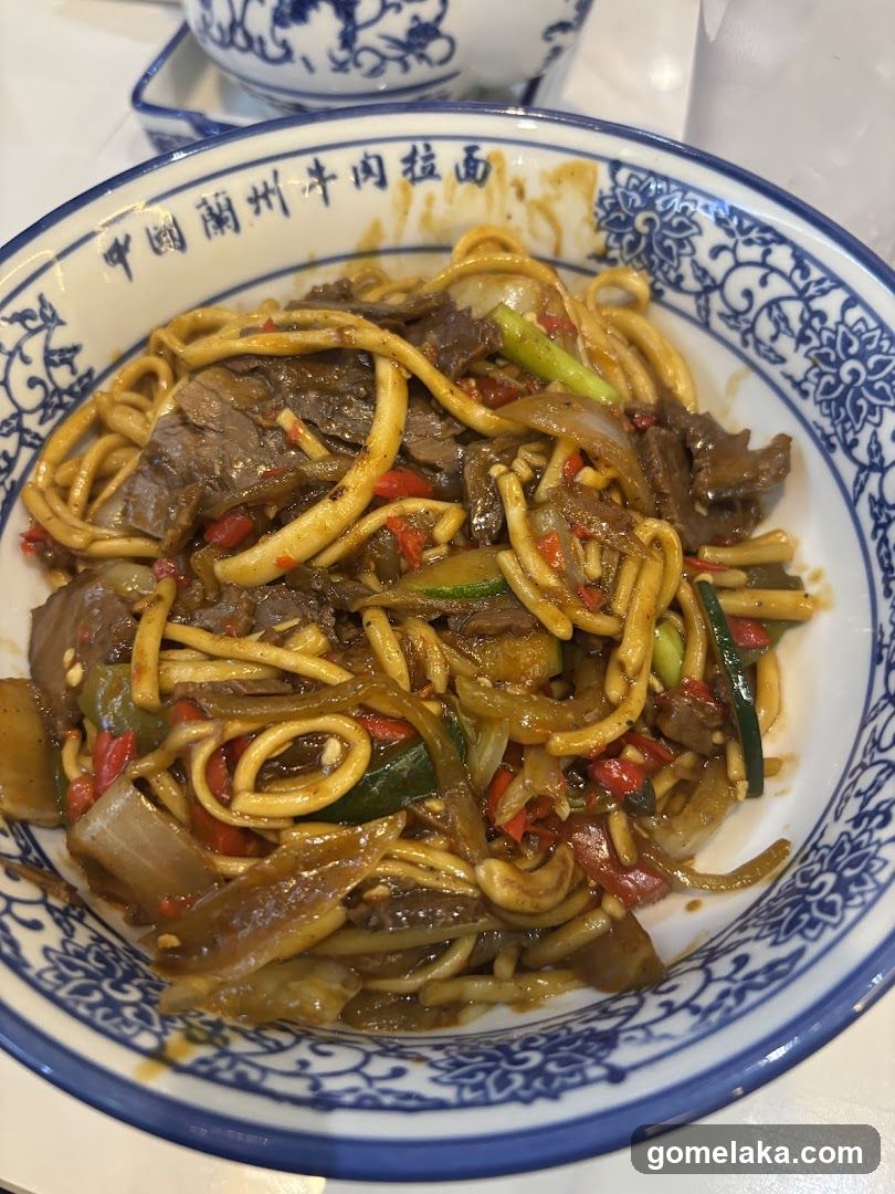Noodle Dish in Traditional Bowl