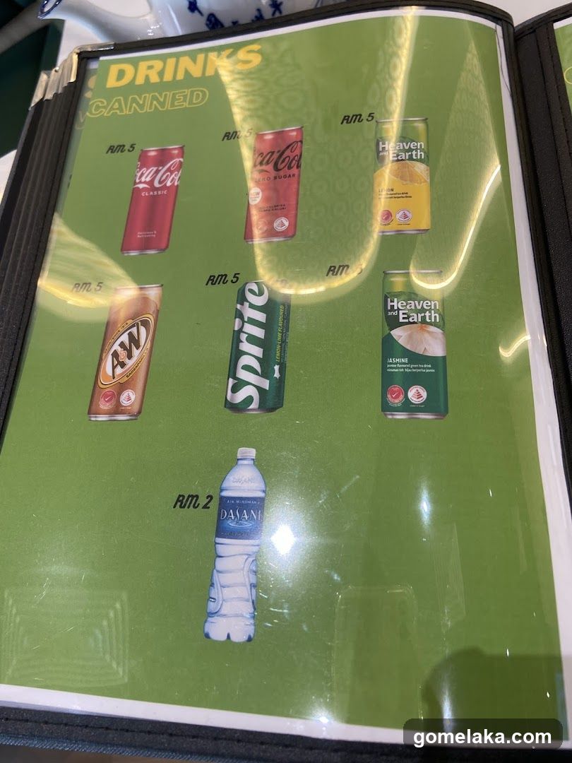 Canned Drinks Section