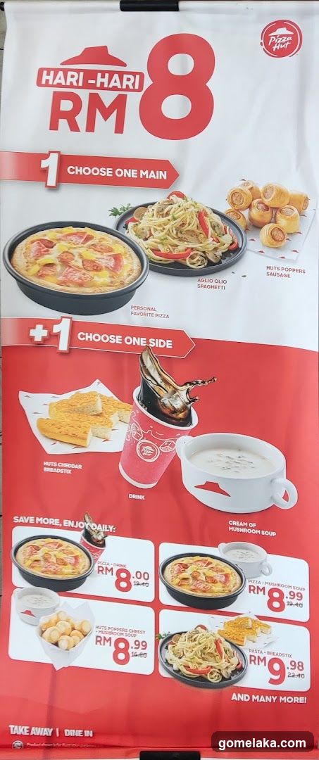 Pizza Hut promotional poster