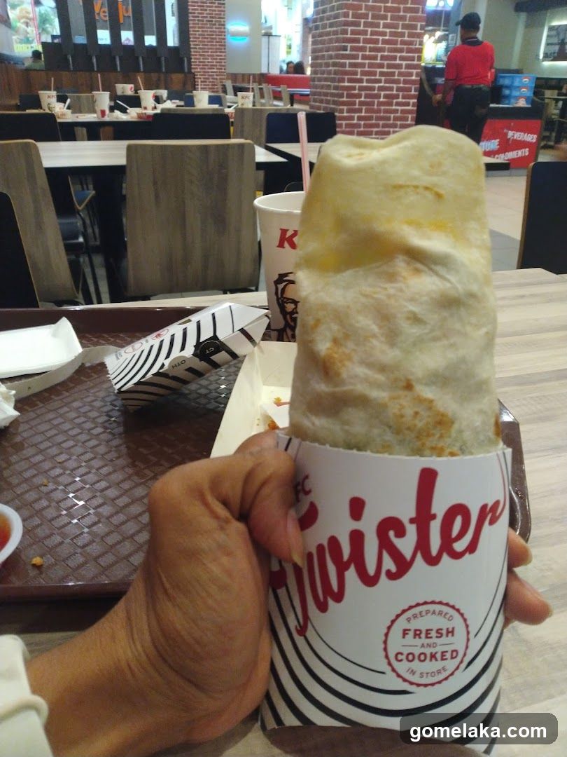 KFC Twister Burrito