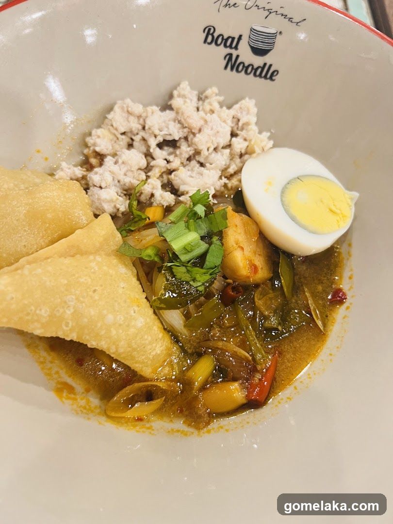 Boat Noodle dish