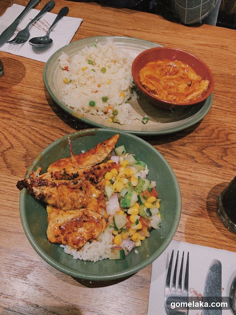 Dinner Plates on Wooden Table
