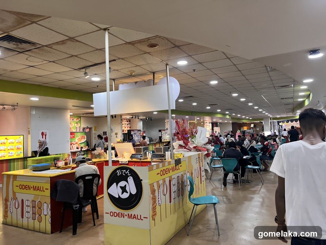 Interior of Oden-Mall Food Court