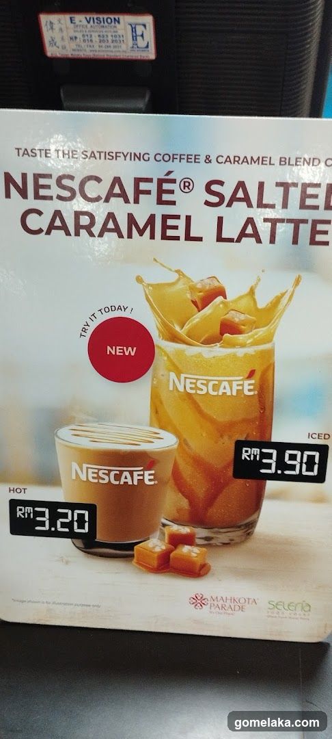 Nescafé Salted Caramel Latte Advertisement
