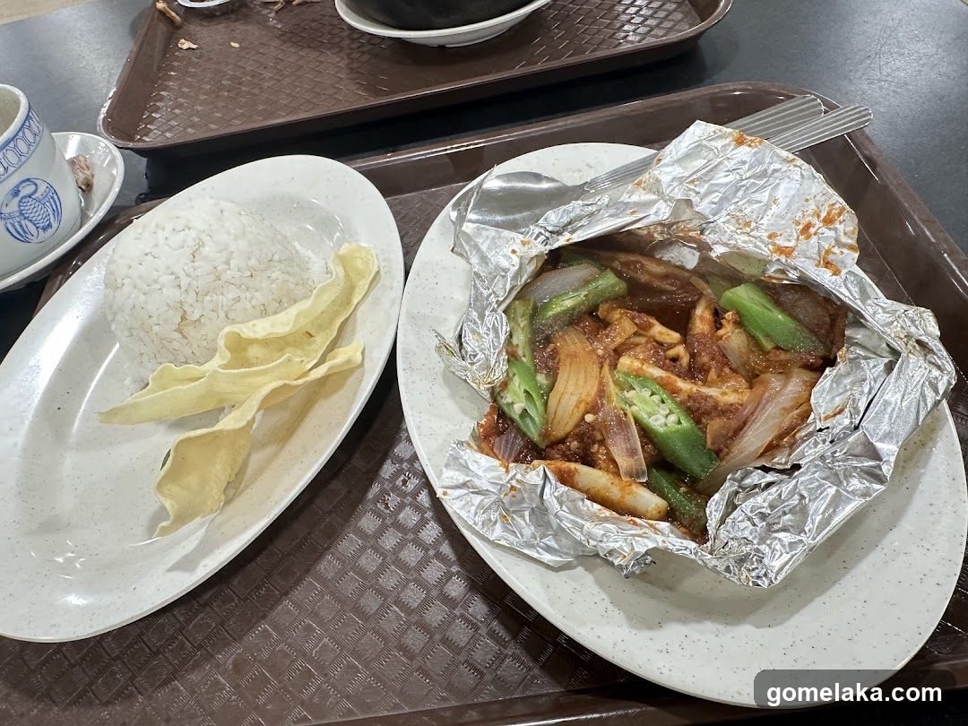 Food served at a restaurant
