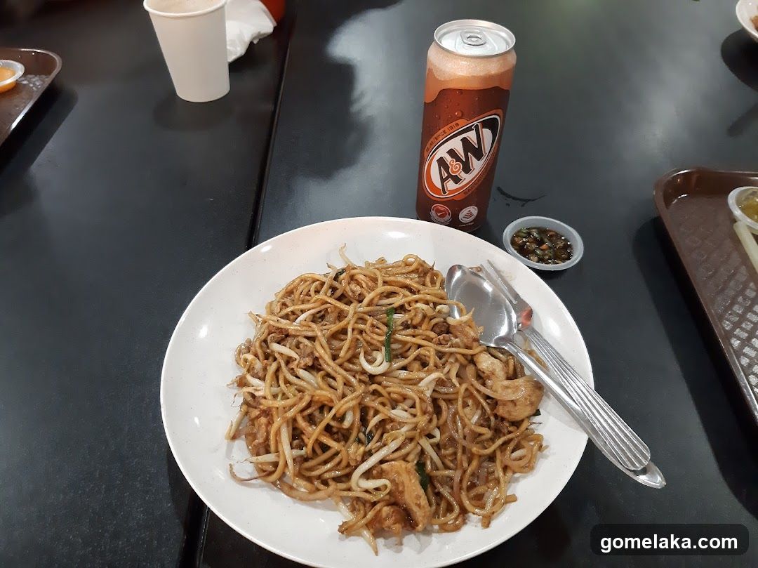 Dining Table with Food and Beverage