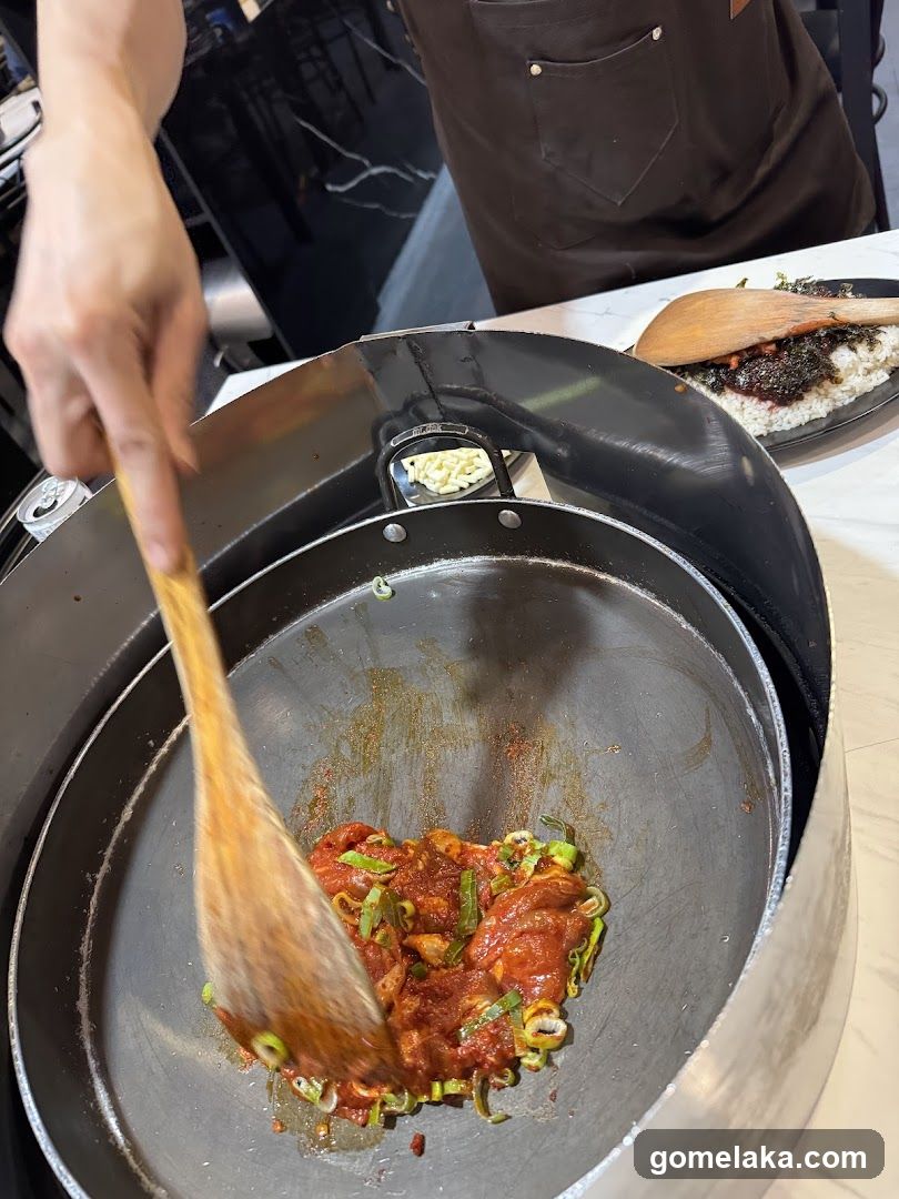 Food Preparation in Kitchen