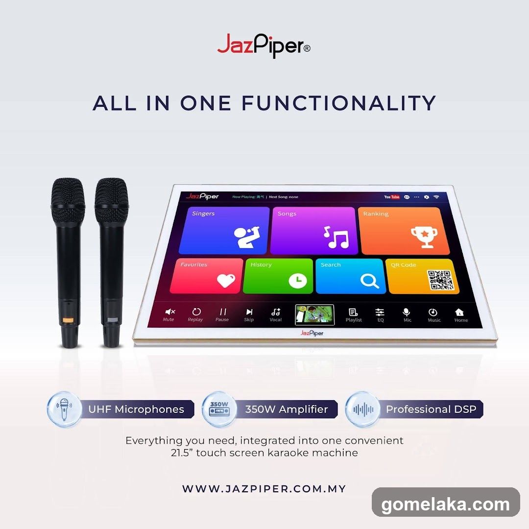 JazPiper Karaoke Machine Advertisement