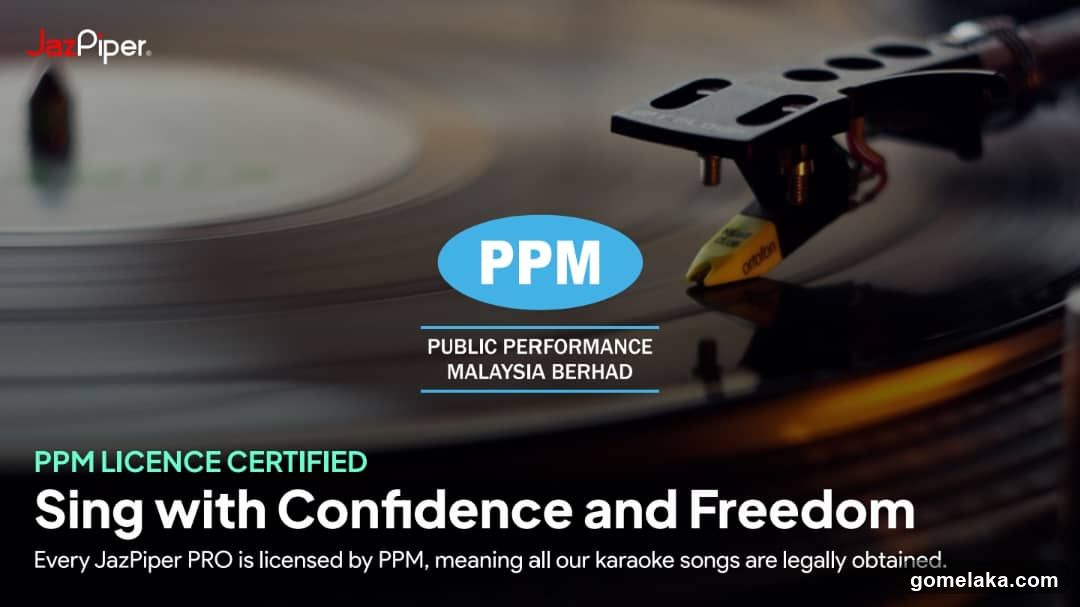 JazPiper PPM Licence Certified Advertisement