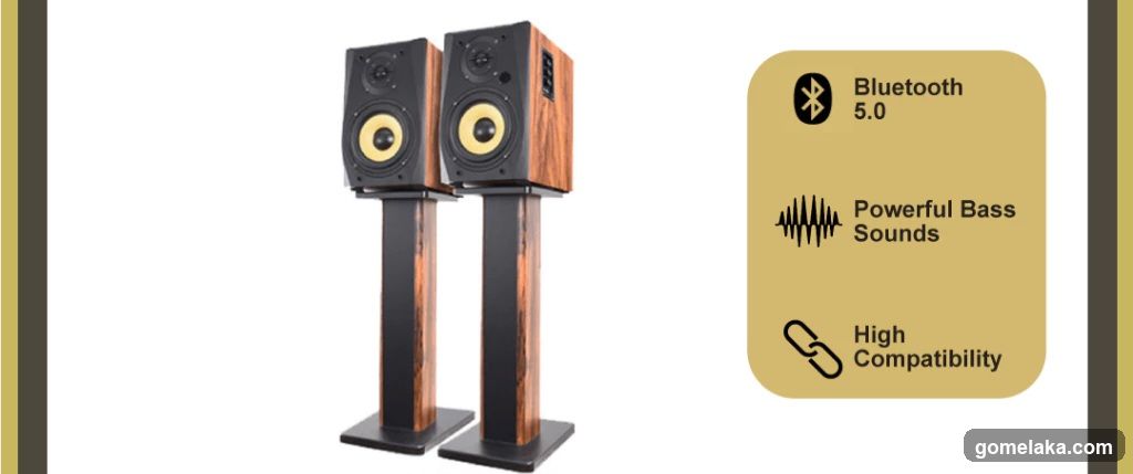 Bluetooth Speakers on Stands