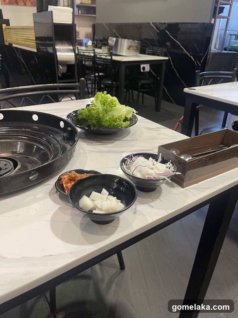 Restaurant Interior Table Setup