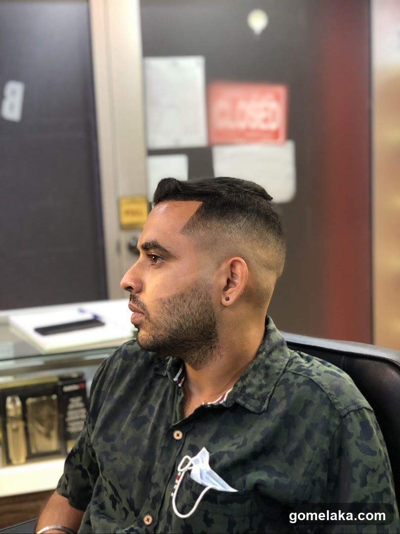 Interior of a barbershop