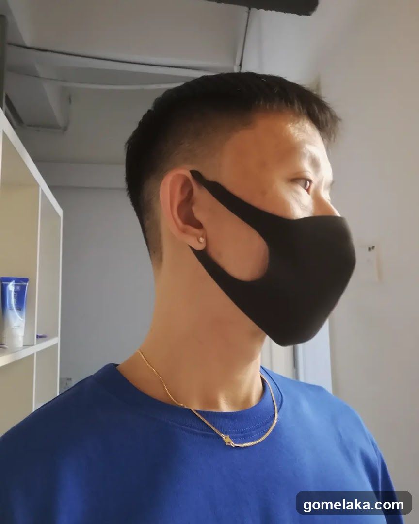 Profile of a person in indoor setting
