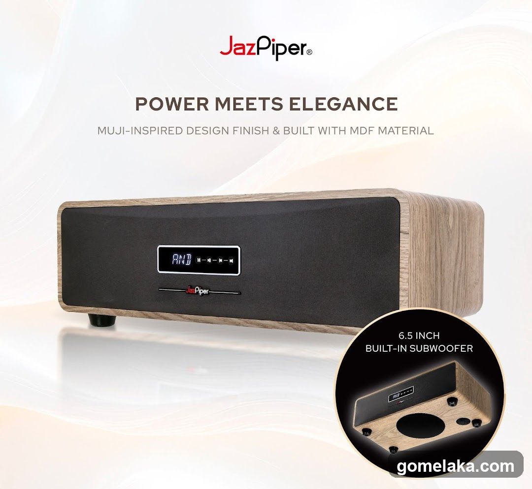 JazPiper Speaker Advertisement