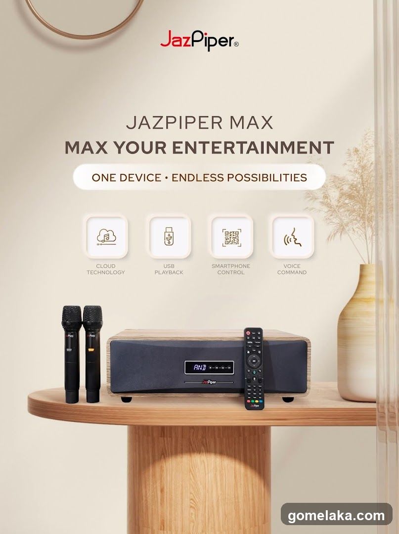 JazPiper MAX Product Advertisement