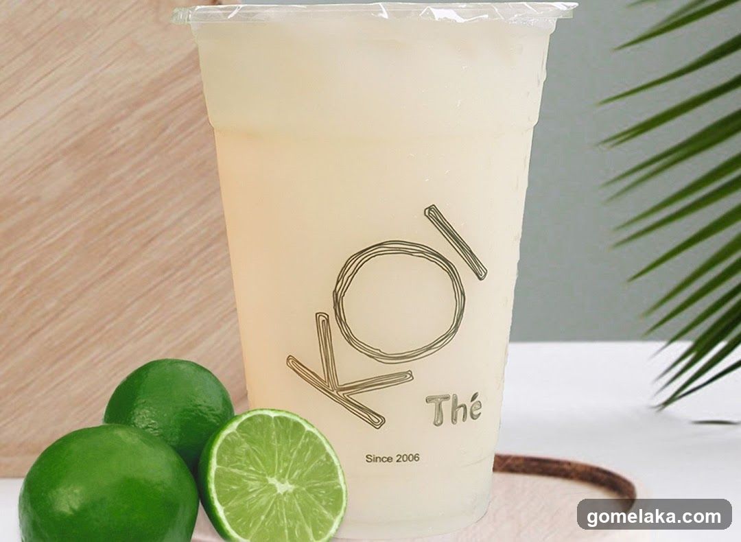 Lime Drink with Branding