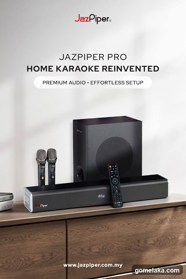 JazPiper Pro Home Karaoke Advertisement