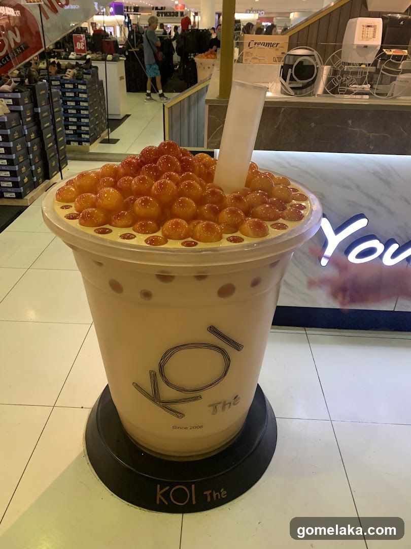 Boba Tea Display Statue