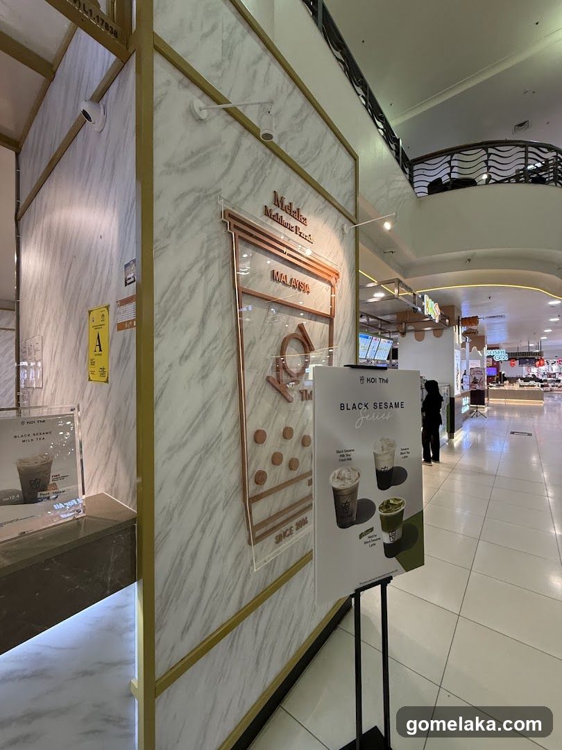 Interior of shopping mall with Melodee Melamine Hoots store