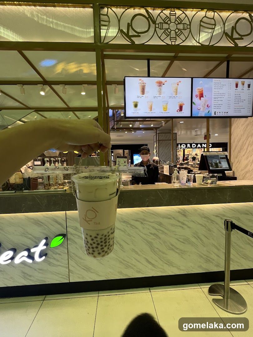 Tropical Tea Shop Interior